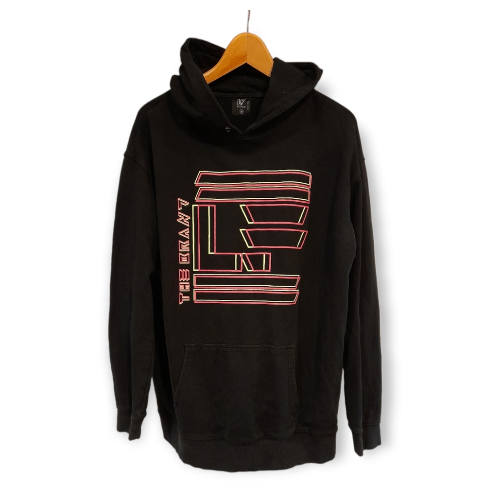 LF The Brand Black Logo Skater Street Hoodie Size M Unisex 100% Cotton